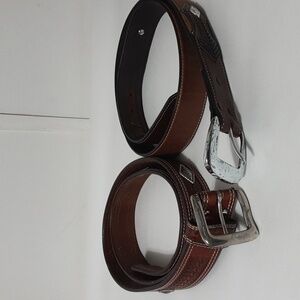 NOCONA Men's Embroidered Inlay Western Belt 44/38 Sold Separately